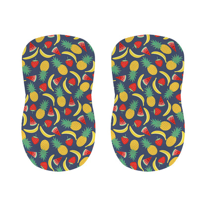 Cute Tropical Fruits Pattern Print Bar Stool Covers