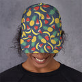 Cute Tropical Fruits Pattern Print Baseball Cap