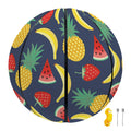 Cute Tropical Fruits Pattern Print Basketball