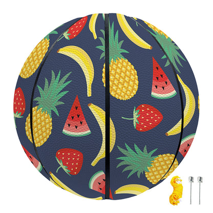 Cute Tropical Fruits Pattern Print Basketball