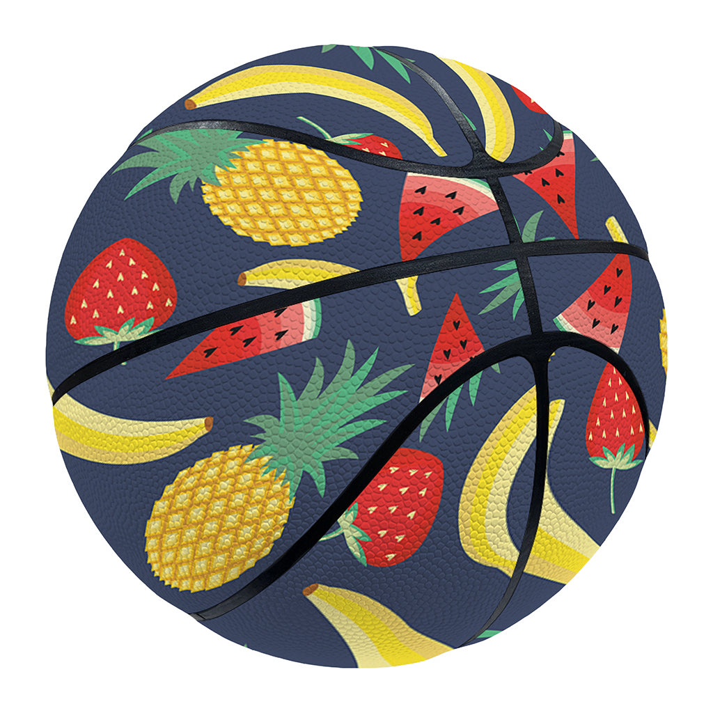 Cute Tropical Fruits Pattern Print Basketball