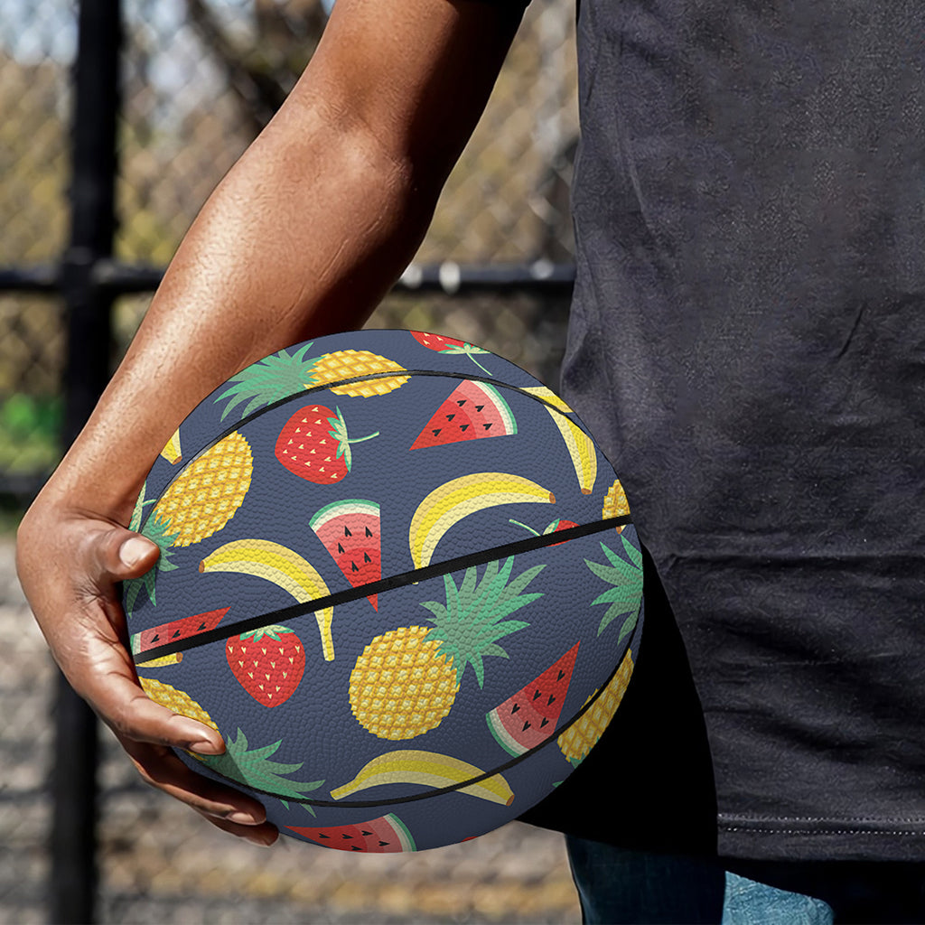 Cute Tropical Fruits Pattern Print Basketball