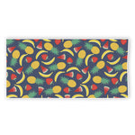 Cute Tropical Fruits Pattern Print Beach Towel