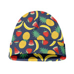 Cute Tropical Fruits Pattern Print Beanie