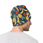 Cute Tropical Fruits Pattern Print Beanie