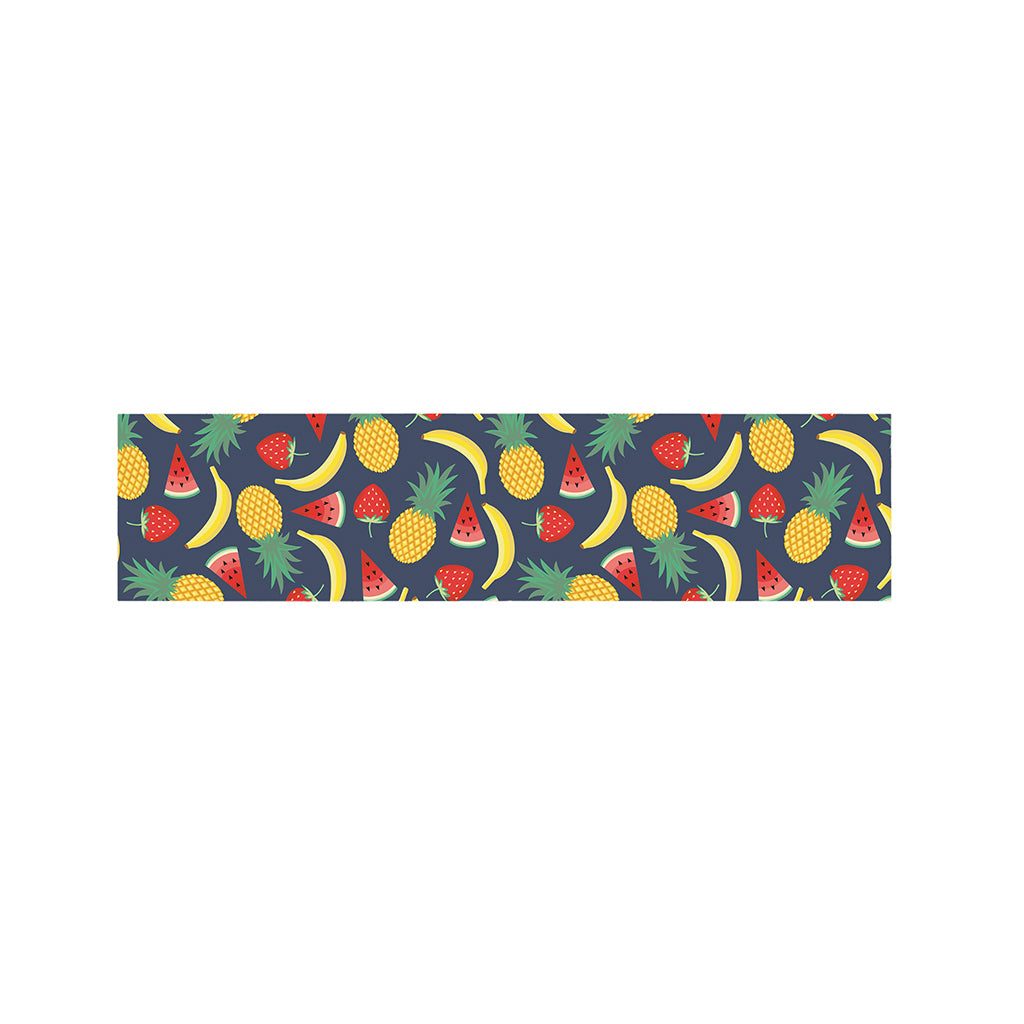 Cute Tropical Fruits Pattern Print Bed Runner