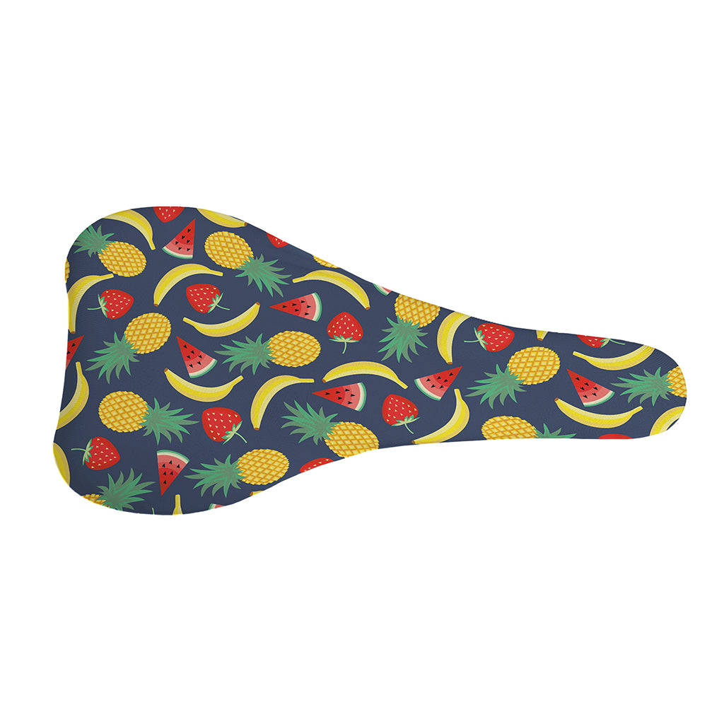 Cute Tropical Fruits Pattern Print Bicycle Seat Cover