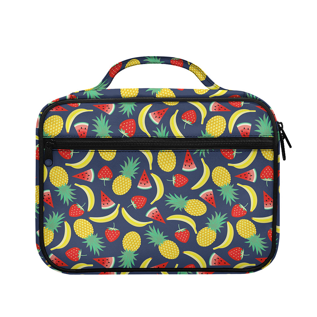Cute Tropical Fruits Pattern Print Briefcase Bible Bag