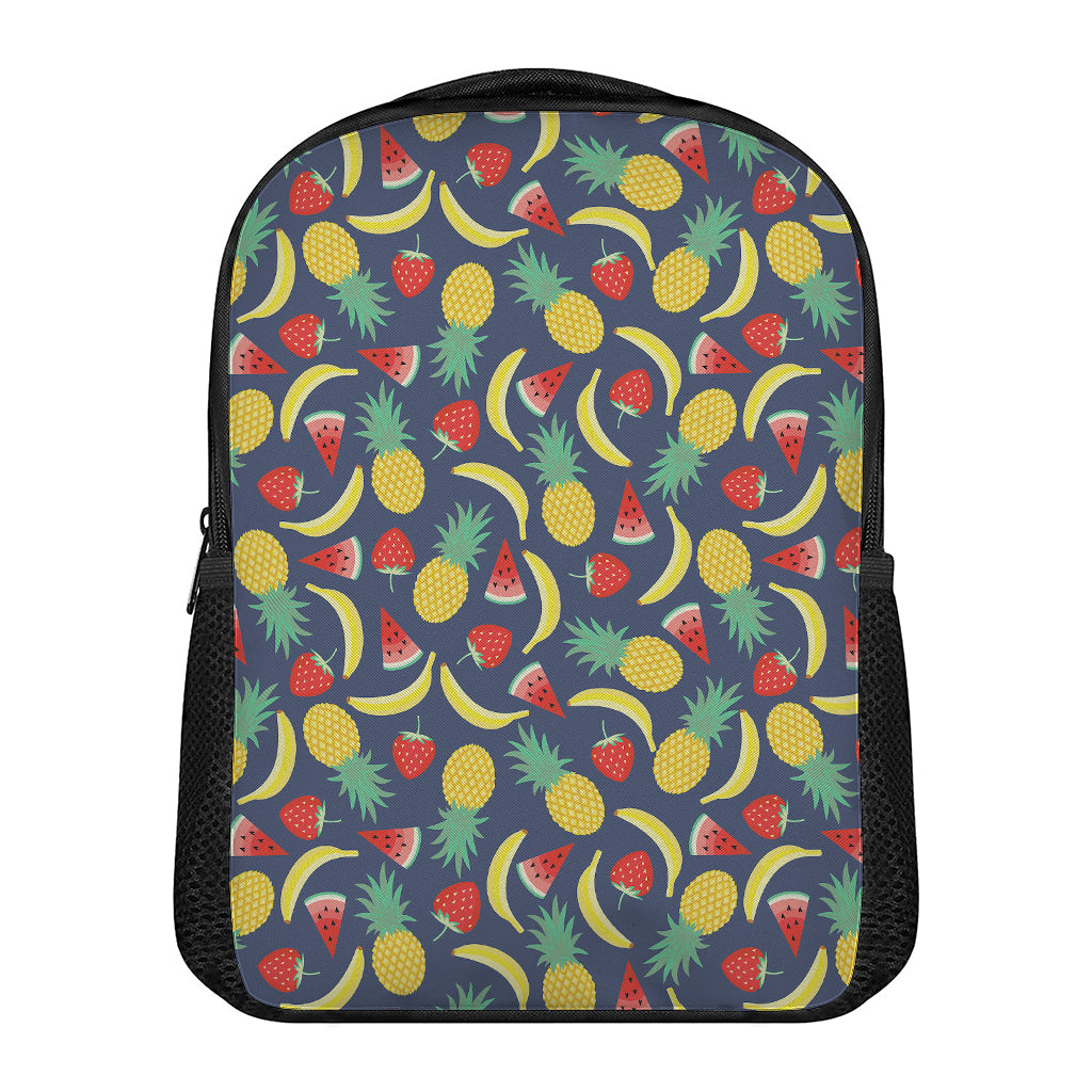Cute Tropical Fruits Pattern Print Casual Backpack