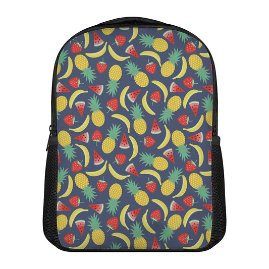 Cute Tropical Fruits Pattern Print Casual Backpack