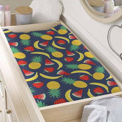 Cute Tropical Fruits Pattern Print Changing Pad Cover
