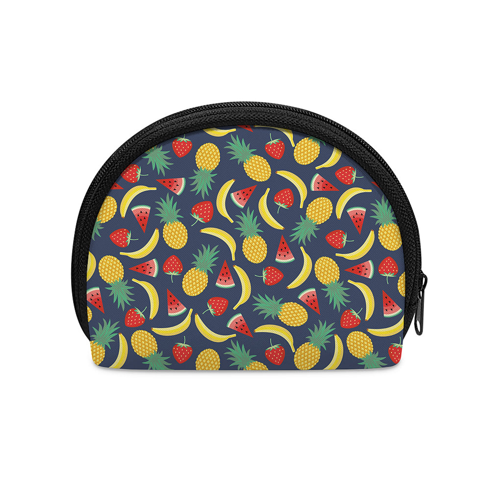 Cute Tropical Fruits Pattern Print Coin Purse