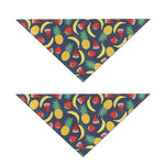 Cute Tropical Fruits Pattern Print Dog Bandana