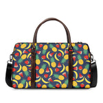 Cute Tropical Fruits Pattern Print Duffle Bag