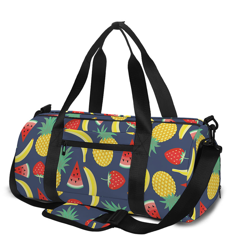 Cute Tropical Fruits Pattern Print Gym Bag