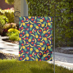 Cute Tropical Fruits Pattern Print House Flag