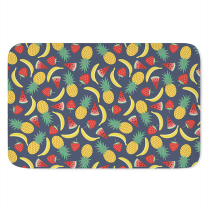 Cute Tropical Fruits Pattern Print Indoor Door Mat