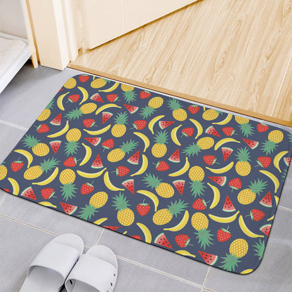 Cute Tropical Fruits Pattern Print Indoor Door Mat