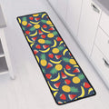 Cute Tropical Fruits Pattern Print Long Kitchen Mat