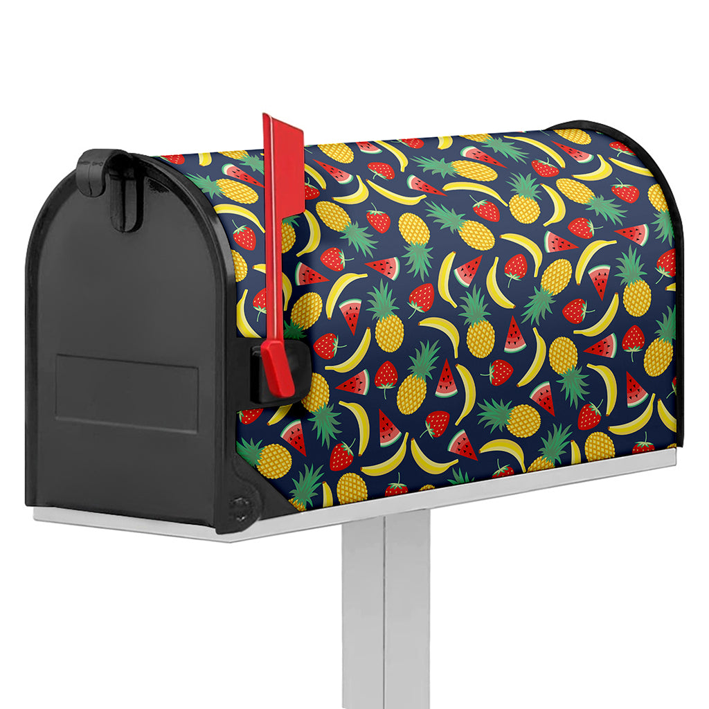 Cute Tropical Fruits Pattern Print Mailbox Cover