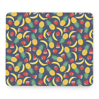 Cute Tropical Fruits Pattern Print Mouse Pad