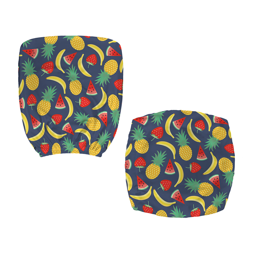 Cute Tropical Fruits Pattern Print Office Chair Cover