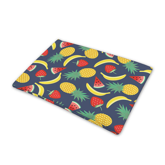 Cute Tropical Fruits Pattern Print Pet Cooling Mat Cover