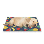 Cute Tropical Fruits Pattern Print Pet Cooling Mat Cover