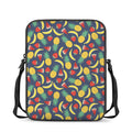 Cute Tropical Fruits Pattern Print Rectangular Crossbody Bag
