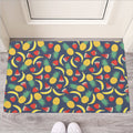 Cute Tropical Fruits Pattern Print Rubber Doormat