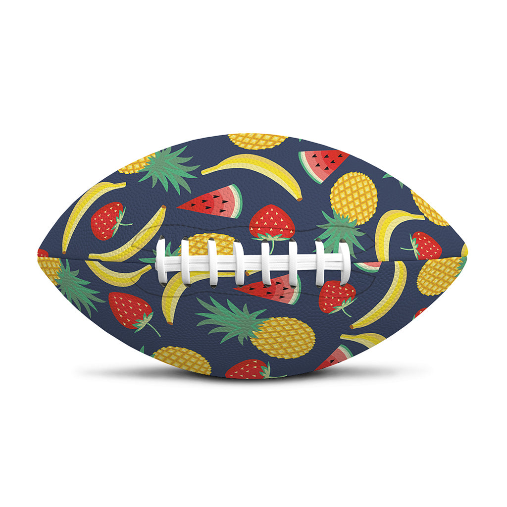 Cute Tropical Fruits Pattern Print Rugby Ball
