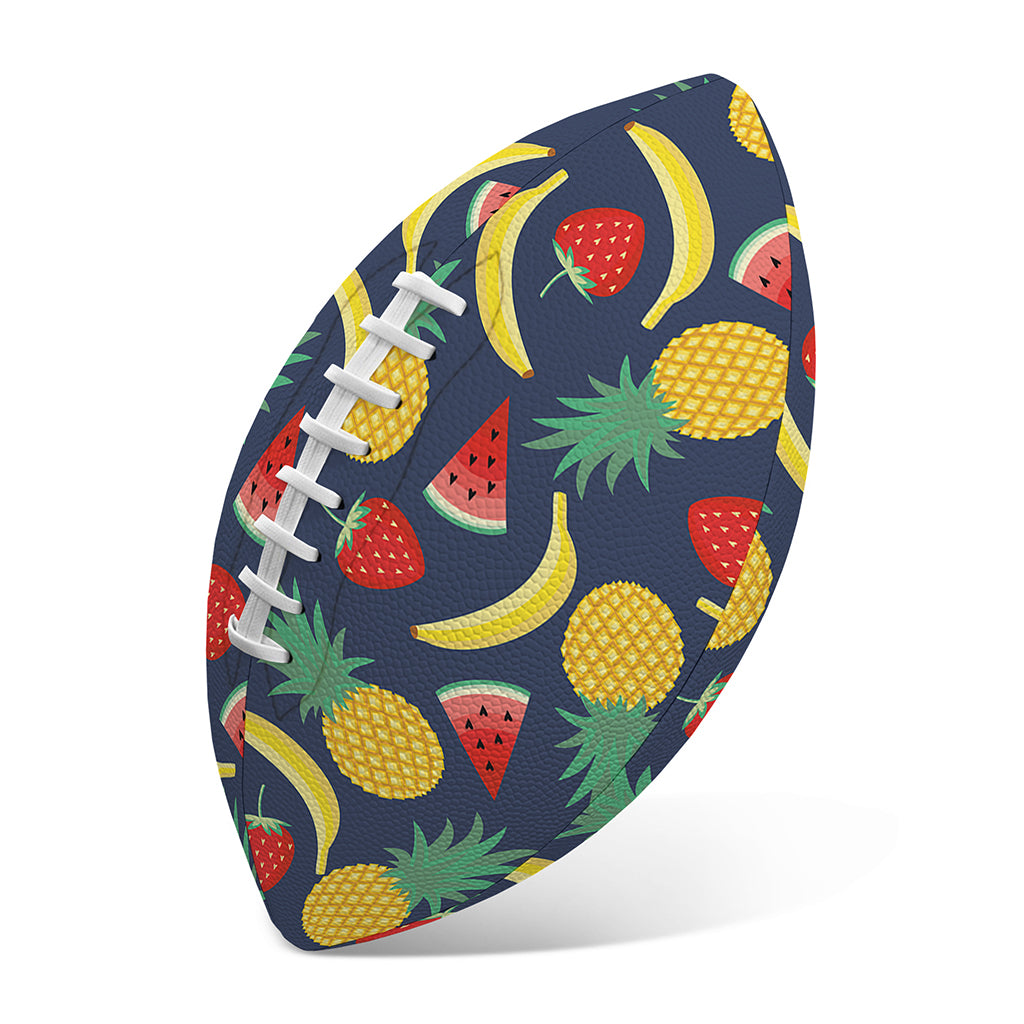 Cute Tropical Fruits Pattern Print Rugby Ball