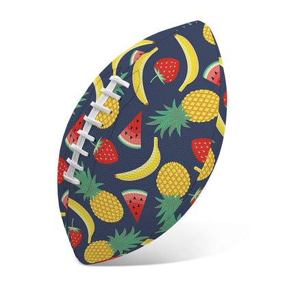 Cute Tropical Fruits Pattern Print Rugby Ball