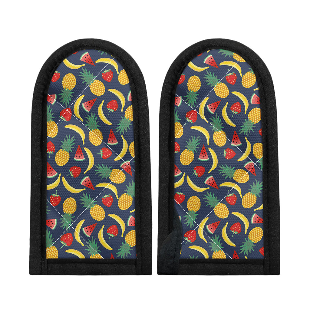 Cute Tropical Fruits Pattern Print Skillet Handle Cover