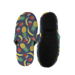 Cute Tropical Fruits Pattern Print Slippers