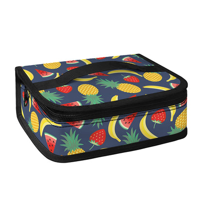 Cute Tropical Fruits Pattern Print Small Lunch Bag