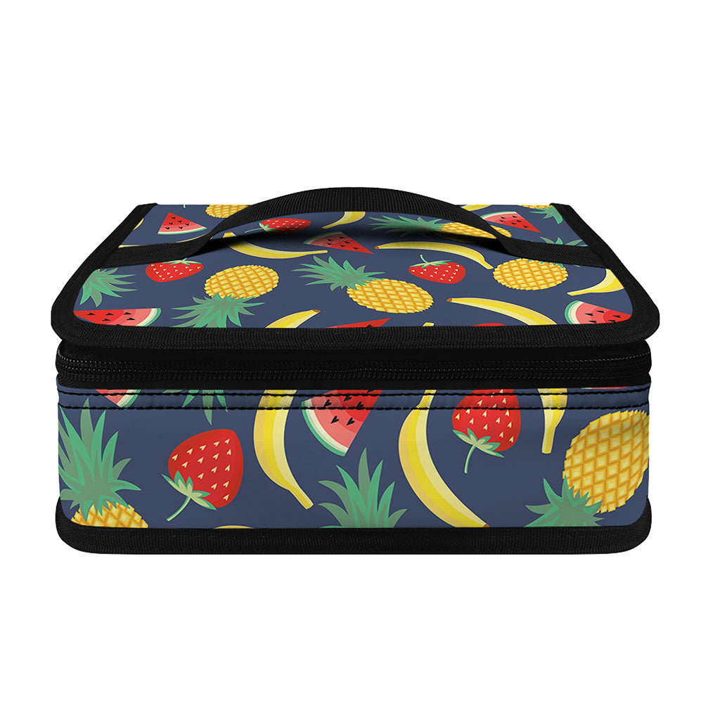 Cute Tropical Fruits Pattern Print Small Lunch Bag