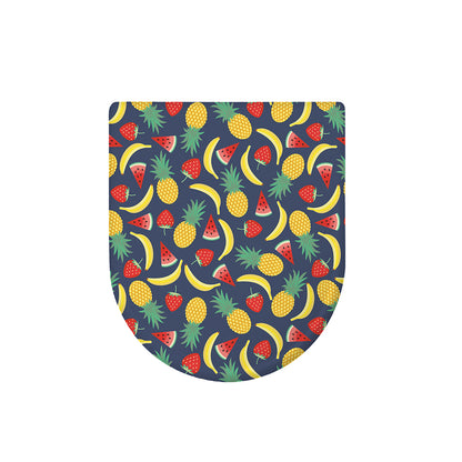 Cute Tropical Fruits Pattern Print Toilet Lid Cover