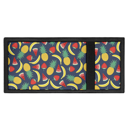 Cute Tropical Fruits Pattern Print Trifold Wallet