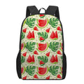 Cute Tropical Watermelon Pattern Print 17 Inch Backpack