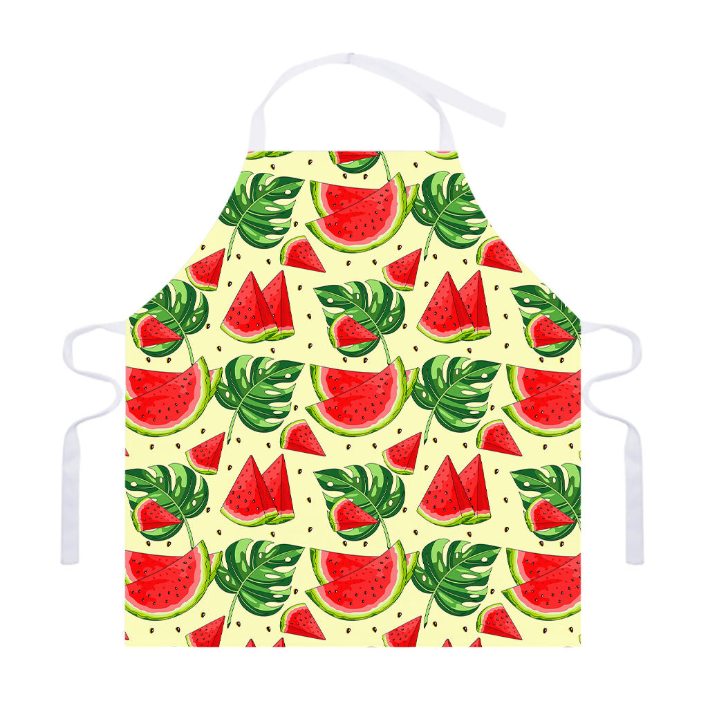 Cute Tropical Watermelon Pattern Print Adjustable Apron