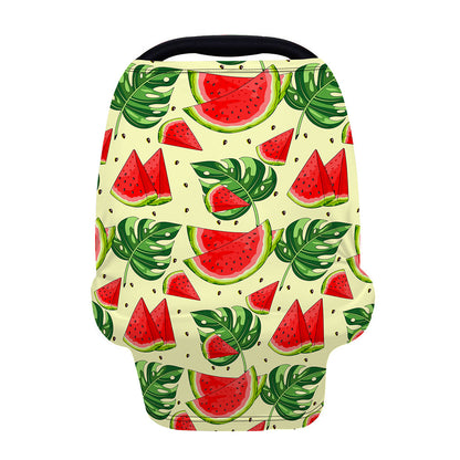Cute Tropical Watermelon Pattern Print Baby Seat Cover