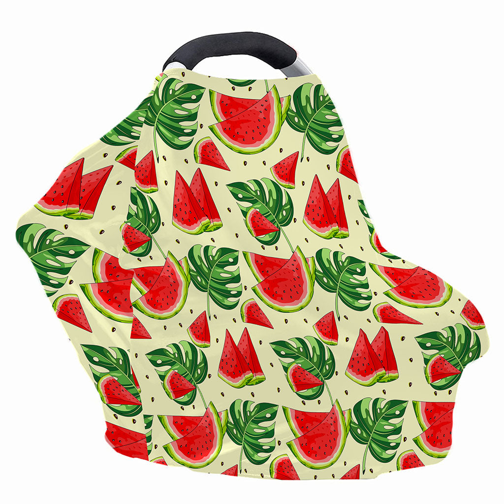 Cute Tropical Watermelon Pattern Print Baby Seat Cover