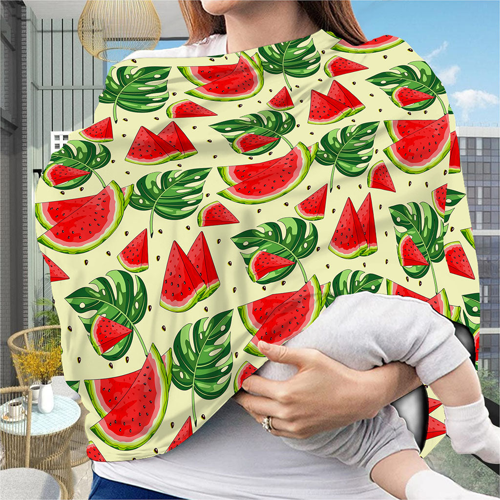 Cute Tropical Watermelon Pattern Print Baby Seat Cover