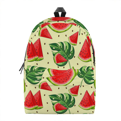 Cute Tropical Watermelon Pattern Print Backpack