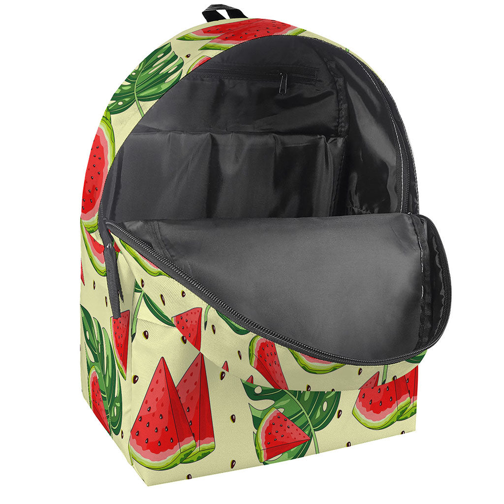 Cute Tropical Watermelon Pattern Print Backpack