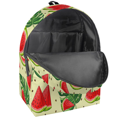 Cute Tropical Watermelon Pattern Print Backpack