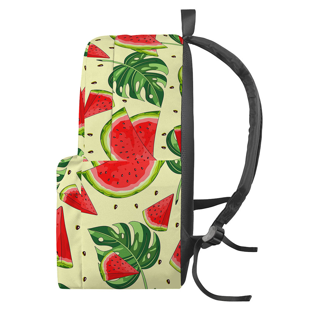 Cute Tropical Watermelon Pattern Print Backpack