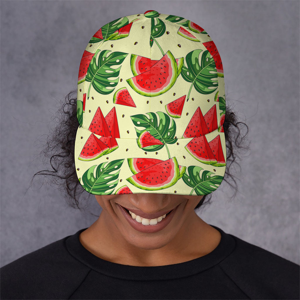 Cute Tropical Watermelon Pattern Print Baseball Cap