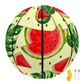 Cute Tropical Watermelon Pattern Print Basketball